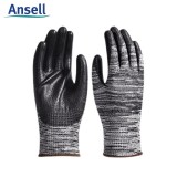 安思爾 48-705 中量型防割手套 尖銳品搬運(yùn) 園藝裁剪切割 耐磨抗油防滑 靈巧透氣 勞保