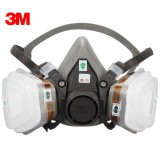 3M 620P防塵防毒面具套裝 防霧霾 防甲醛噴漆消防防護(hù)面罩