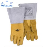 威特仕 10-2750 蠻牛王高檔燒焊手套CE認證牛青皮杜邦防火線隔熱耐磨