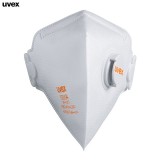 UVEX優(yōu)唯斯 3210 防塵防霧霾防pm2.5口罩KN95防花粉透氣帶呼吸閥 頭戴式