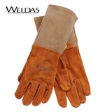 威特仕 10-1003 絨面豬青皮長袖款手感寶氬弧焊TIG手套