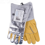 威特仕 10-2755電焊手套牛皮焊工手套勞保隔熱防燙手套雄峰王高檔耐高溫熱流反射鋁手套耐高溫手套