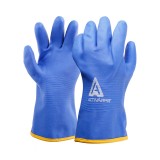 安思爾 97-681/97-631耐低溫防水保暖加絨防滑耐磨抗油防護(hù)防寒手套防液耐寒手套