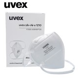 uvex優(yōu)唯斯 1210 防塵口罩KN95防工業(yè)粉塵花粉防霧霾pm2.5防飛沫帶呼吸閥 頭帶式