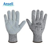安思爾 48-703 五級防割手套 虎口加強(qiáng)耐磨勞保防切割手套