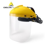 代爾塔101304 頭箍式PC防護(hù)面屏防化學(xué)飛濺防沖擊化工實驗室工業(yè)