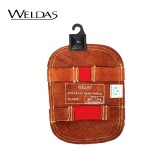 威特仕 44-3008焊接防護手盾防飛濺隔熱電焊工反射鋁牛皮手套護盾