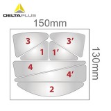 代爾塔 HESTICKER 102032 安全帽熒光貼紙