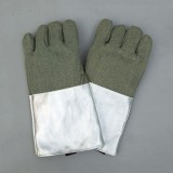 勞衛(wèi)士 FGW-LWS-016防高溫1000度防火工業(yè)勞保隔熱防燙手套 防切割 耐磨